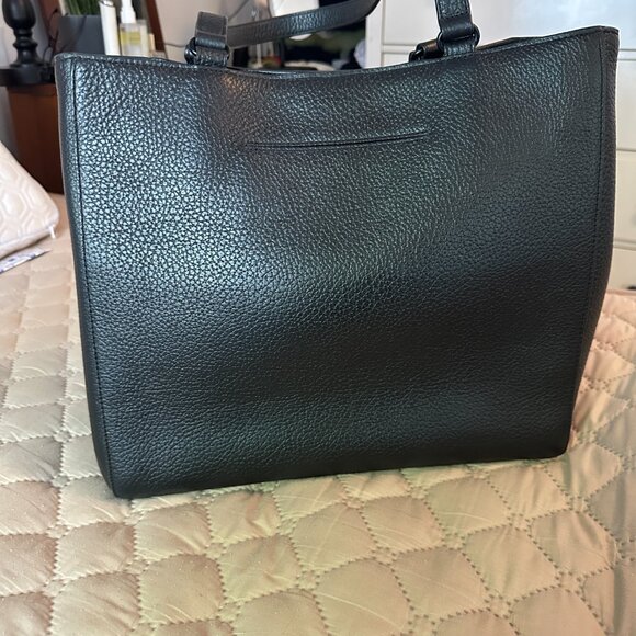 Dagne Dover Allyn Leather Tote Black Size Medium - Great work tote! - Picture 5 of 13
